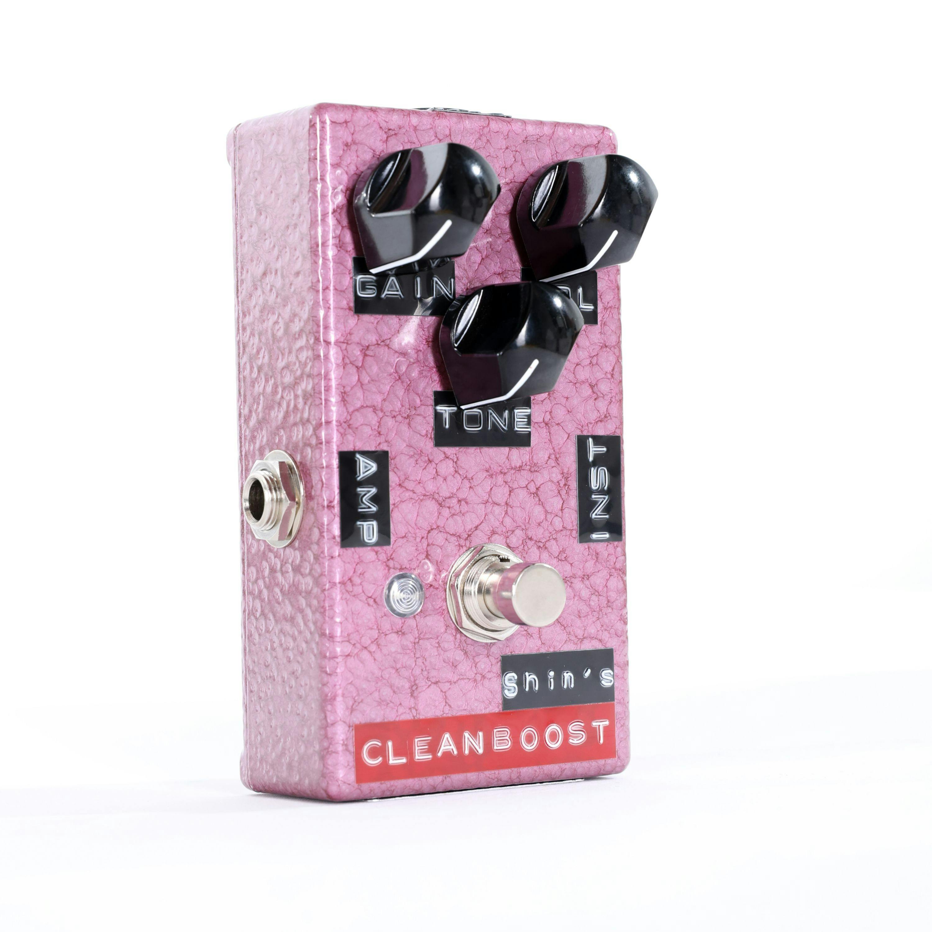 Shin's Music Clean Boost Pedal in Vintage Raspberry - Andertons Music Co.